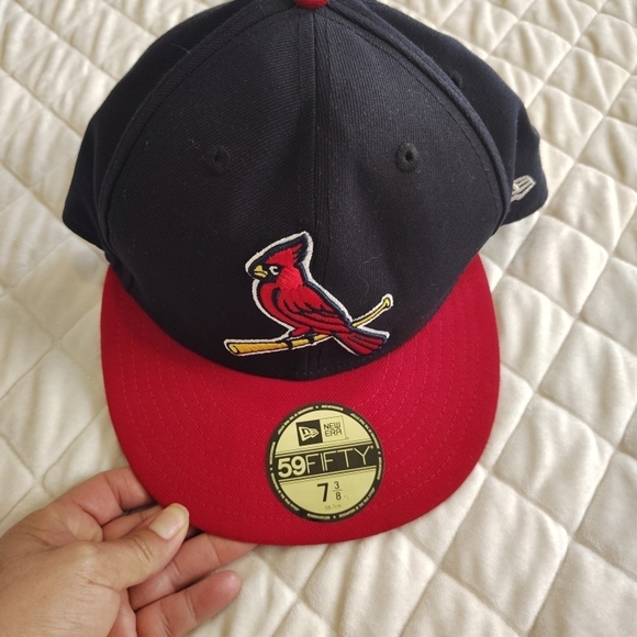 New Era Black and Red Cardinal Hat - Picture 2 of 11